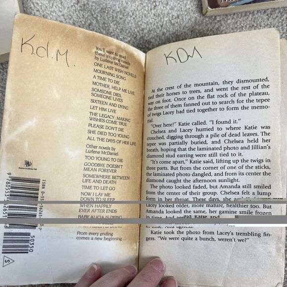 Complete Set Of 11 Lurlene McDaniel One Last Wish Series YA Teen Romance Bantam - Picture 12 of 15